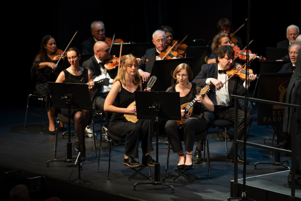 Mandolinen am Gedenkkonzert Reto Parolari